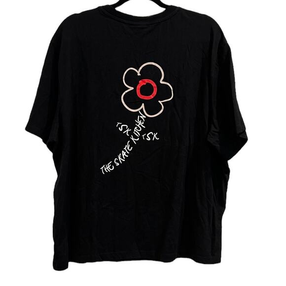 No Fear x H&M Graphic T-Shirt Black Flower Skate Collab Tee Men’s XL - Picture 7 of 10